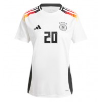 Nemecko Benjamin Henrichs #20 Domáci Ženy futbalový dres ME 2024 Krátky Rukáv